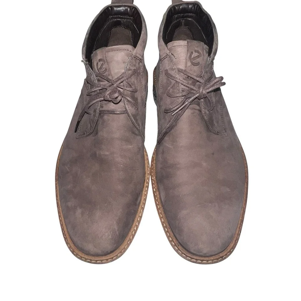 ECCO ST.1 Hybrid Phorene Chukka Boots Mens 8 EU 42‎ Brown Nubuck Waterproof